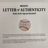 The Finest Babe Ruth Single Signed Baseball In Existence Beckett Graded 9 & PSA