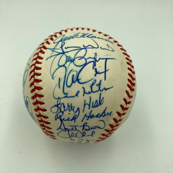 Nice 1993 Toronto Blue Jays World Series Champs Team Signed Baseball JSA COA