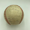 1969 Chicago Cubs Team Signed Autographed Baseball Leo Durocher Ron Santo