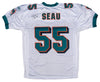 Junior Seau Signed Reebok Miami Dolphins Authentic Jersey JSA