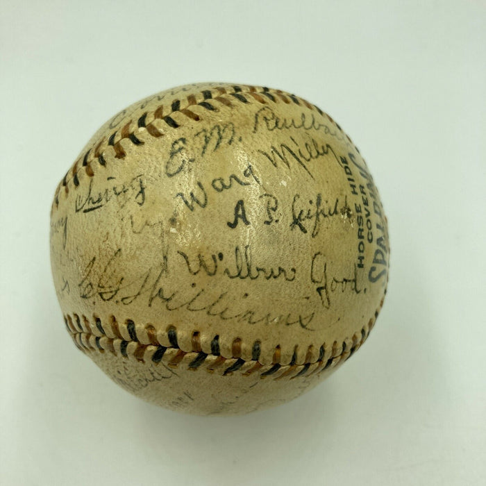 Historic 1913 Chicago Cubs Team Signed Baseball 26 Sigs Johnny Evers JSA COA