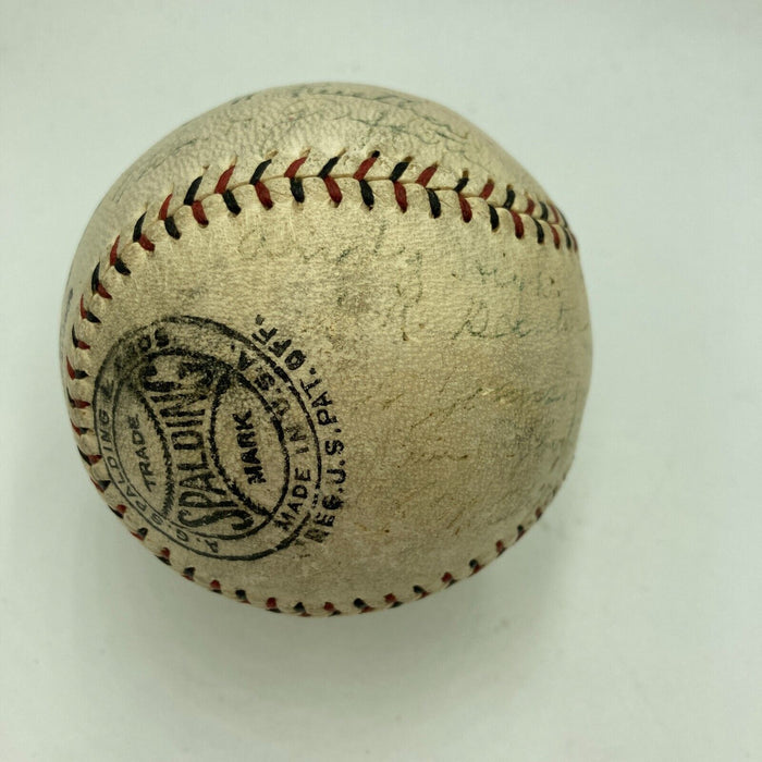 1924 Brooklyn Dodgers (Robins) Team Signed Baseball Wilbert Robinson JSA COA