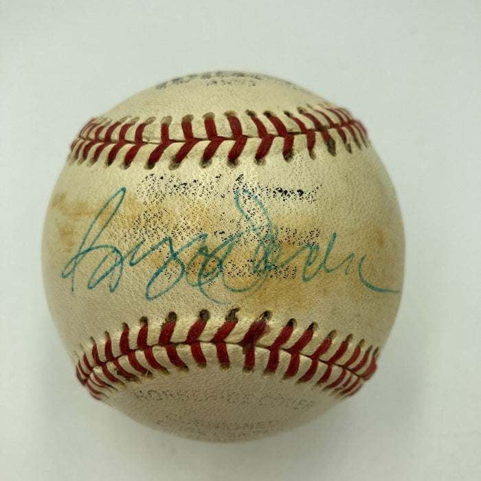 Gene Autry Reggie Jackson Rod Carew California Angels Signed Baseball