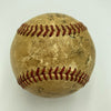 Extraordinary Jesse Burkett Signed Inscribed STAT Baseball JSA COA HOF Dec. 1953