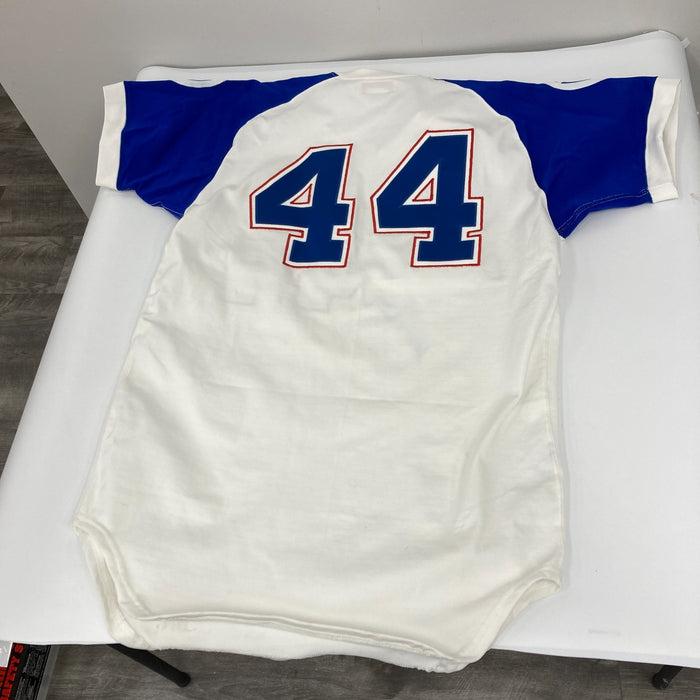 Hank Aaron 755 Home Runs Signed Authentic 1974 Atlanta Braves Jersey JSA COA
