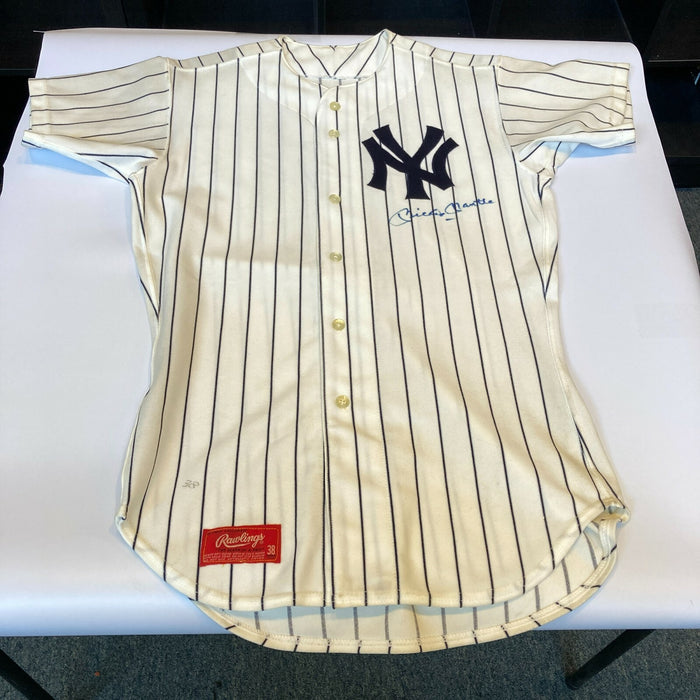 Mickey Mantle Signed Vintage 1970's New York Yankees Game Model Jersey JSA COA