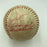 1956 New York Yankees World Series Champs Team Signed Baseball JSA COA
