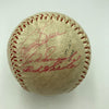 1956 New York Yankees World Series Champs Team Signed Baseball JSA COA