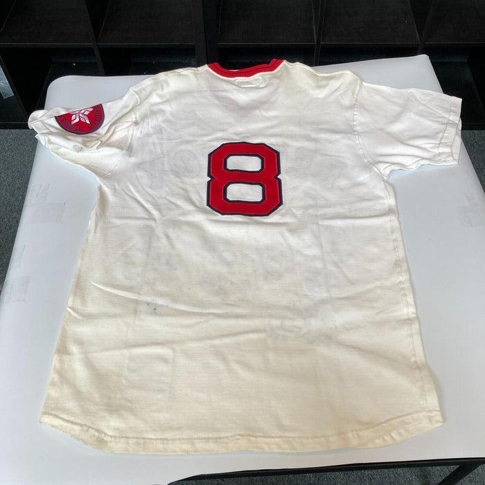 1975 Boston Red Sox AL Champs Team Signed Game Model Jersey Carl Yastrzemski JSA