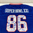 1986 New York Giants Super Bowl Champs Team Signed Jersey JSA