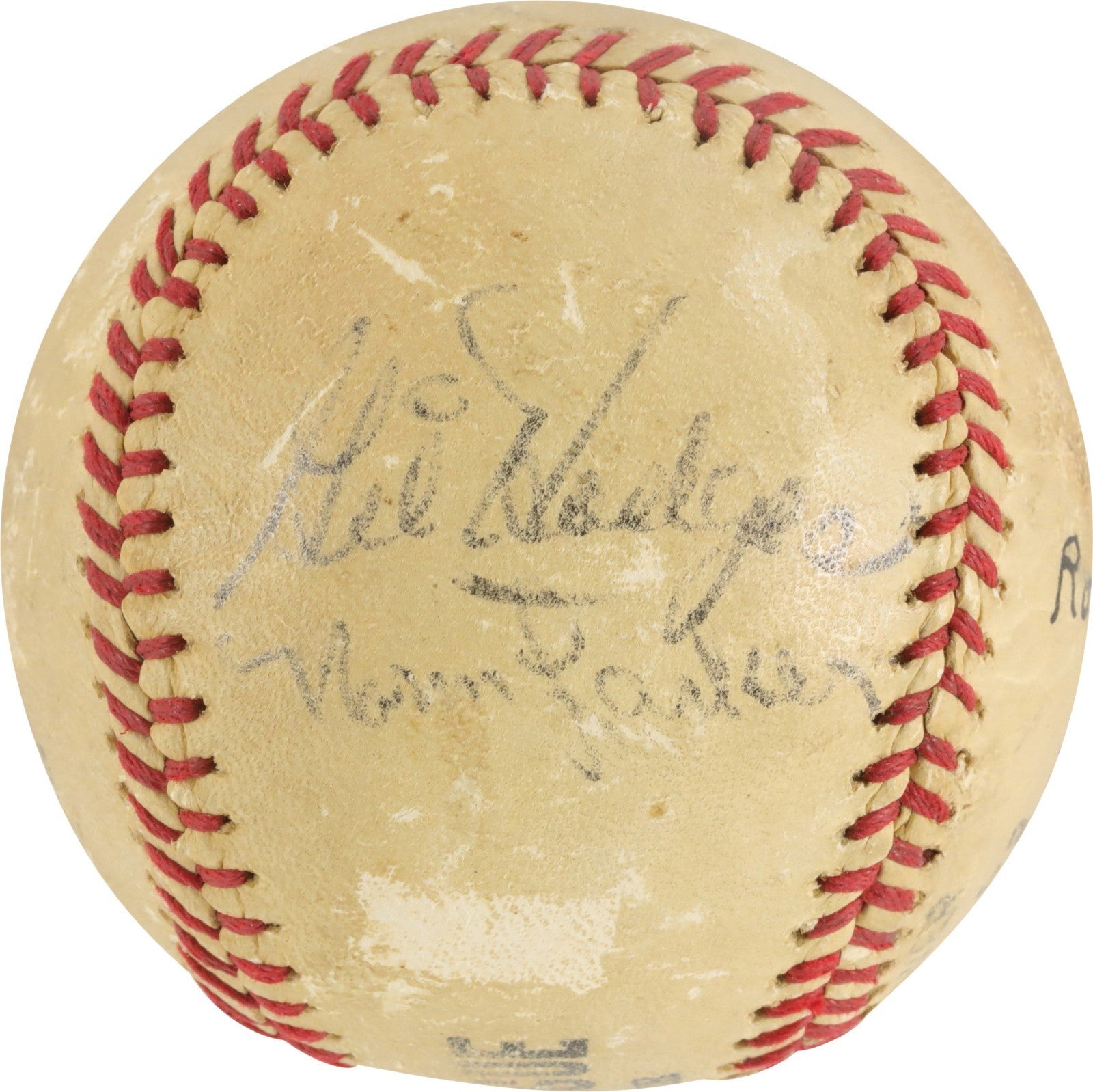 Gil Hodges & Don Drysdale Signed Baseball JSA COA