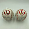 Lot Of (2) 1980's St. Louis Cardinals Baseball Facsimile Team Signed Baseballs