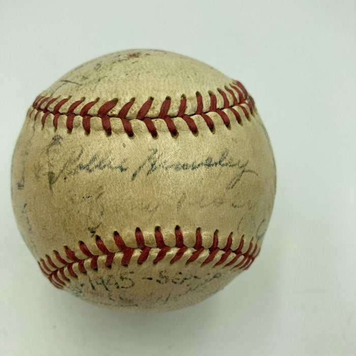 Ted Williams Stan Musial 1945 World War 2 Navy All Star Game Signed Baseball JSA