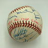 1982 All Star Game Team Signed Baseball George Brett Rickey Henderson JSA COA