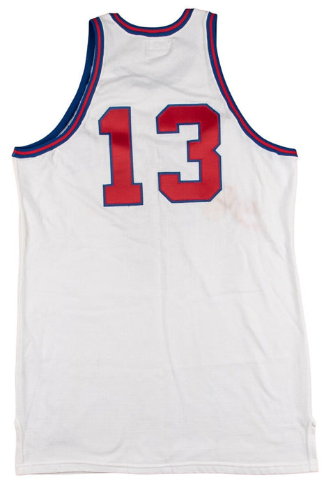 Wilt Chamberlain Signed Authentic 1966-67 Philadelphia Warriors Jersey JSA COA