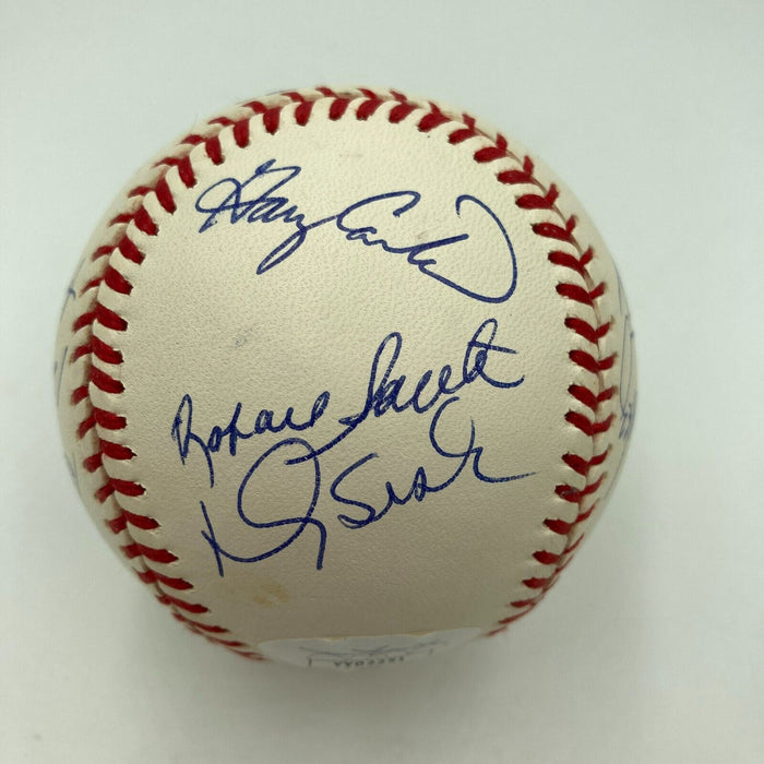 1986 New York Mets World Series Champs Team Signed W.S. Baseball JSA COA