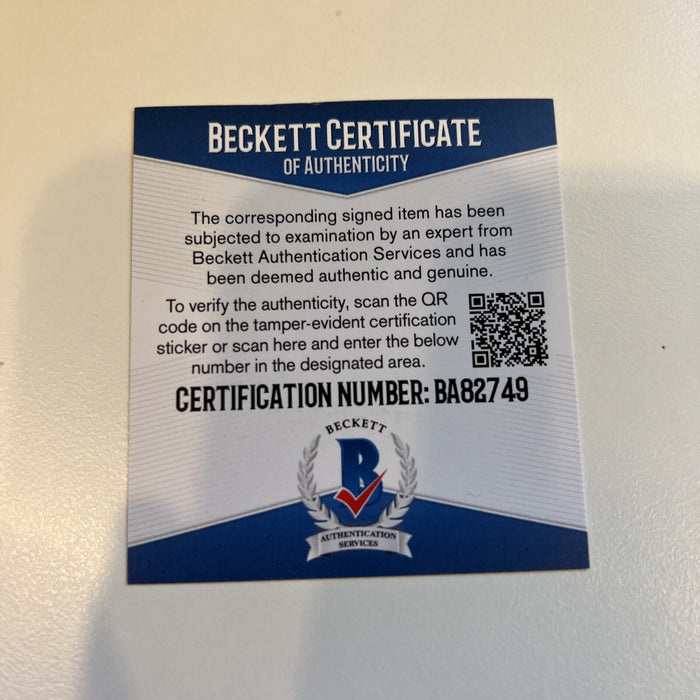 Tom Seaver "Hall Of Fame 1992" Signed Authentic Pitching Rubber Beckett COA