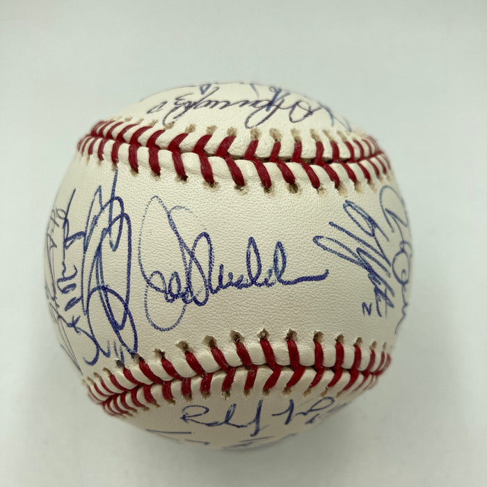 2007 Tampa Bay Devil Rays Team Signed Baseball 30 Sigs MLB Authenticated Holo