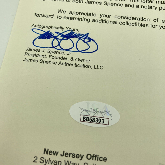 The Finest Willie Wells Single Signed Autographed Baseball Hall Of Fame JSA COA