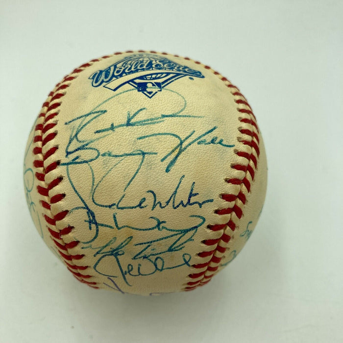 1993 Toronto Blue Jays World Series Champs Team Signed Baseball JSA COA