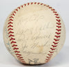 1967 Chicago Cubs Team Signed National League Giles Baseball Ernie Banks JSA COA