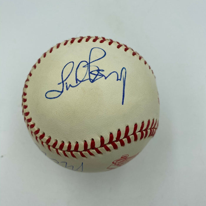 Extraordinary Luke Perry Signed World Series Baseball Beverly Hills 90210 JSA