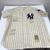New York Yankees Perfect Game Signed Jersey Larsen Wells Cone Yogi Berra Beckett