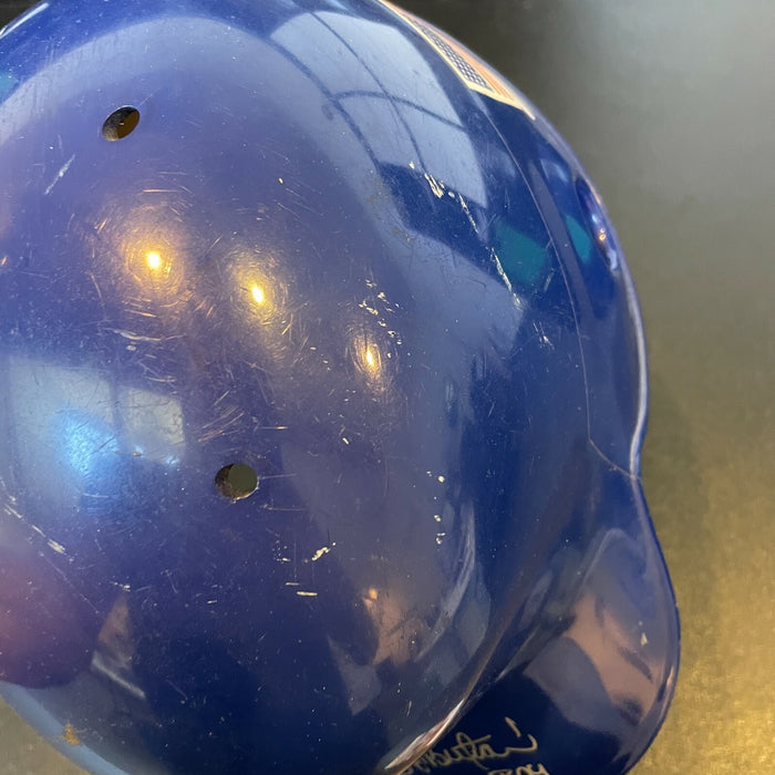 Carlos Beltran 1999 ROY Signed Game Used Kansas City Royals Helmet JSA COA