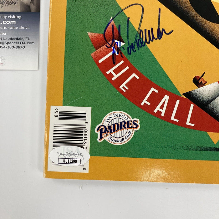 Jorge Posada & Joe Torre New York Yankees Signed 1998 World Series Program JSA