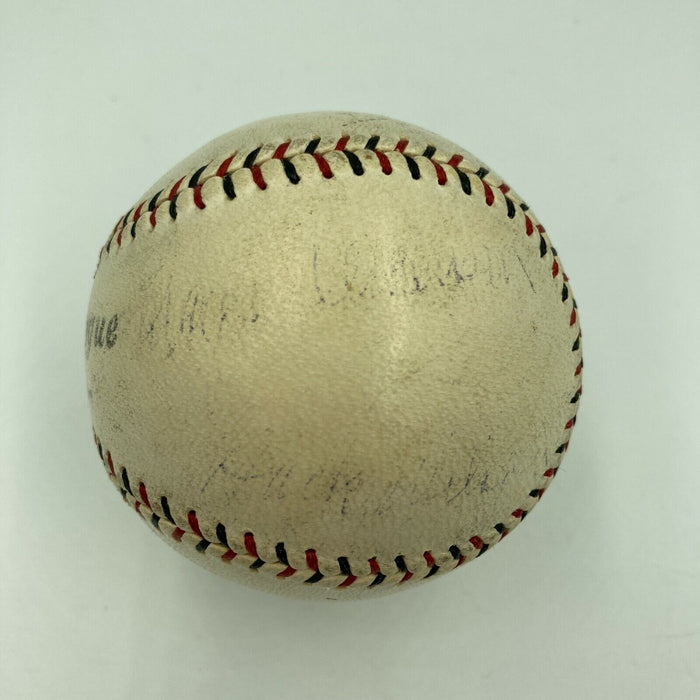 1929 Chicago Cubs Murderer’s Row Signed Baseball Hack Wilson Rogers Hornsby JSA