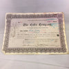 Rare 1923 August Belmont Jr. Signed Stock Certificate Belmont Stakes PSA DNA COA