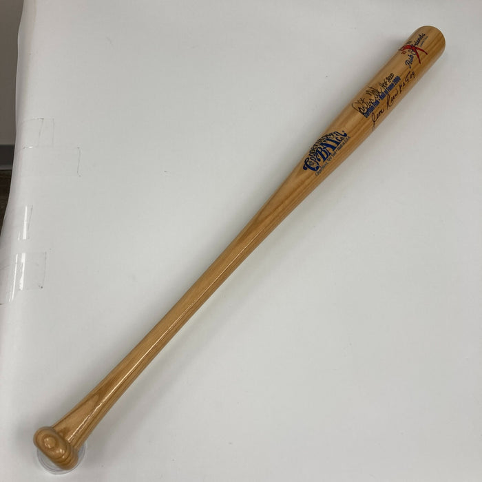 Carlton Fisk Signed 2000 Hall Of Fame Induction Cooperstown Baseball Bat JSA COA