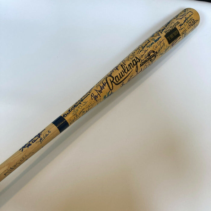 Incredible New York Yankees Legends Signed Baseball Bat With 50+ Signatures JSA