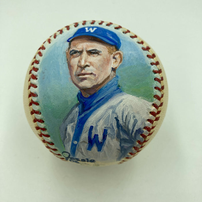 Clark Griffith Single Signed 1950's American League Baseball With JSA COA HOF