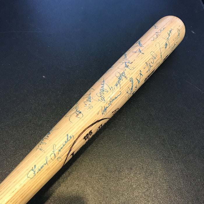 1987 Chicago Cubs Team Signed Autographed Manny Trillo Game Used Baseball Bat