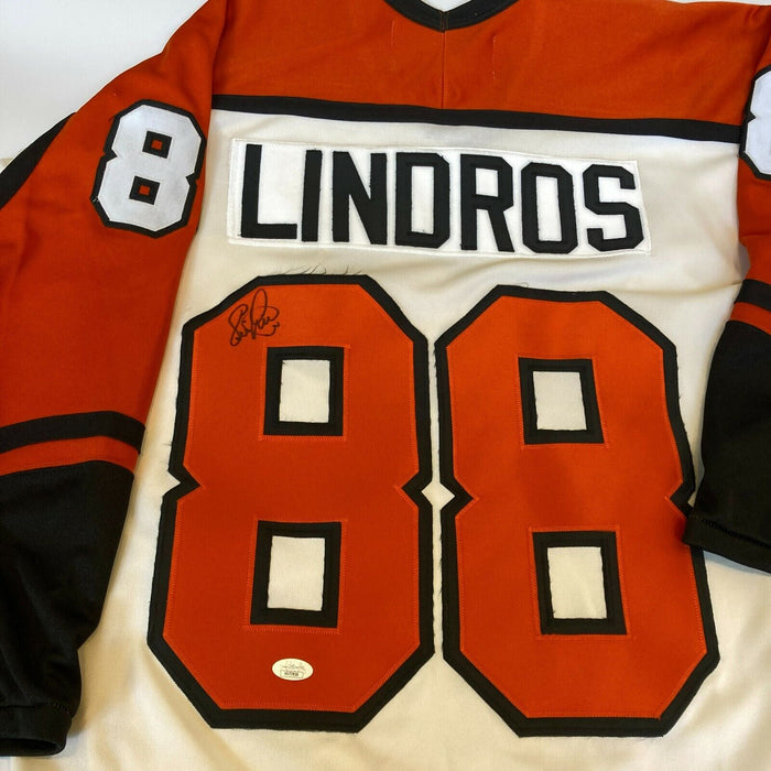 Eric Lindros Signed Authentic CCM Philadelphia Flyers Game Model Jersey JSA COA