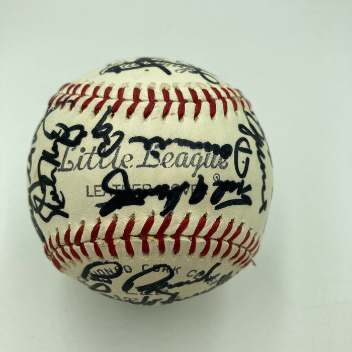 Beautiful 1969 Chicago Cubs Team Signed Major League Baseball Ernie Banks JSA