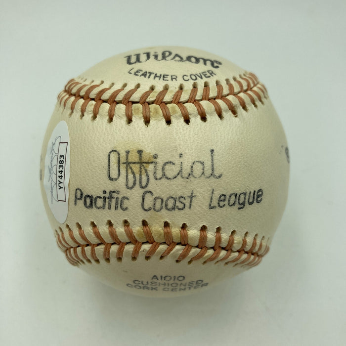 Beautiful Joe Gordon Single Signed Baseball JSA COA Hall Of Fame