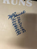 Mike Schmidt & Ralph Kiner Signed Heavily Inscribed Full Size Base With JSA COA