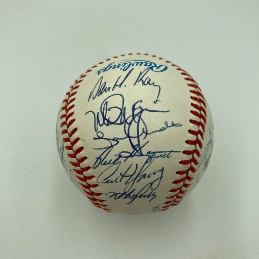 1989 Oakland A's Athletics World Series Champs Team Signed Baseball PSA DNA COA