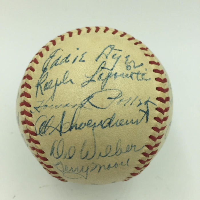 Beautiful 1948 St. Louis Cardinals Team Signed Baseball Stan Musial JSA COA