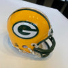 Willie Davis HOF 1981 Signed Green Bay Packers Mini Helmet JSA COA