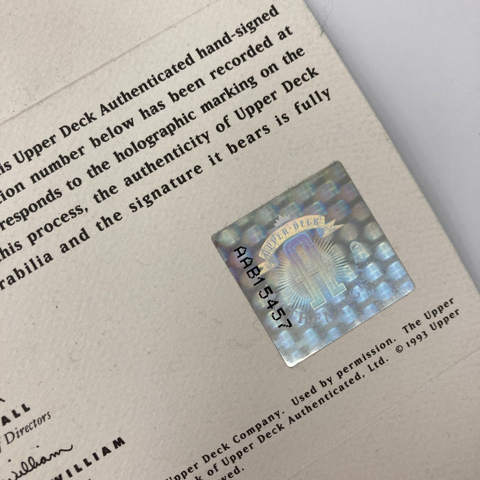 Michael Jordan Signed Spalding Basketball UDA Upper Deck & JSA COA