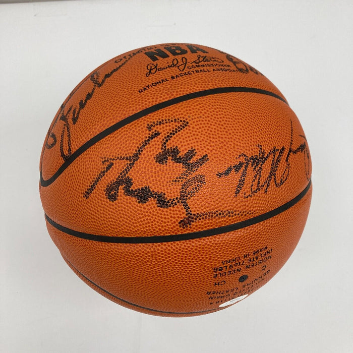 1969 - 1970 New York Knicks NBA Champs Team Signed Basketball JSA