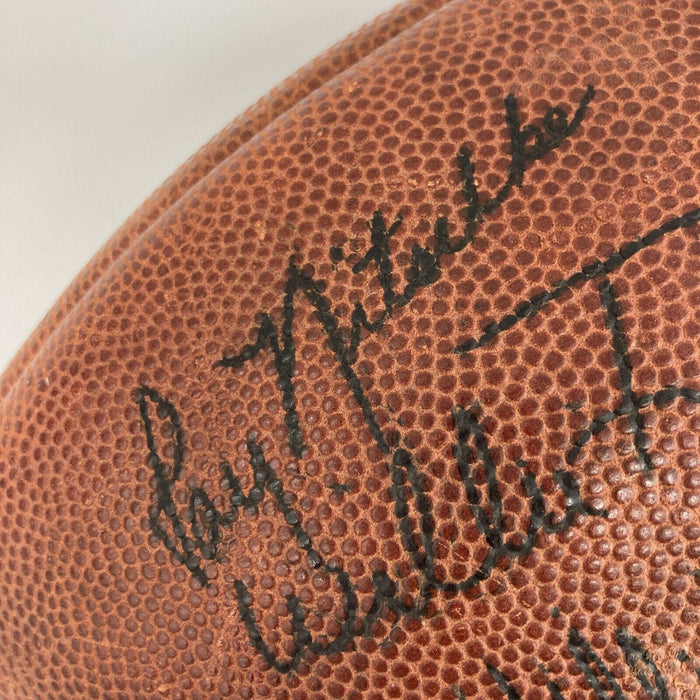 1966 Green Bay Packers Super Bowl 1 Champs Team Signed Football Lombardi JSA