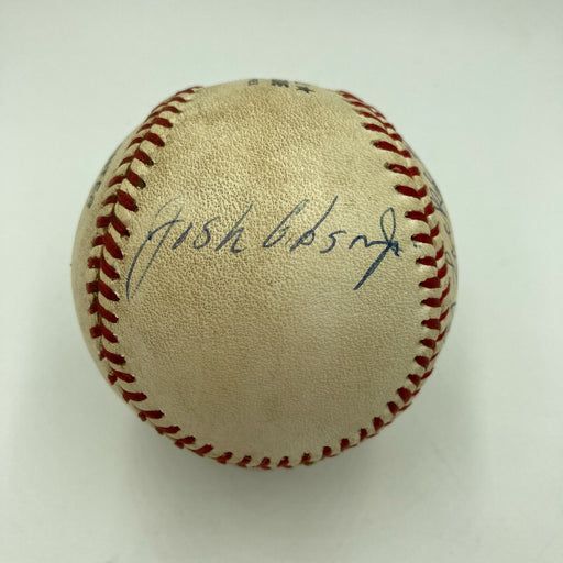 Josh Gibson Jr. & Negro League Legends Multi Signed Baseball With JSA COA