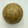 Babe Ruth & Lou Gehrig 1928 Yankees World Series Champs Team Signed Baseball BAS
