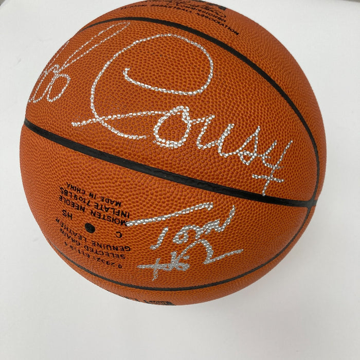 Bill Russell Full Name Signed Heavily Inscribed STAT Basketball JSA COA