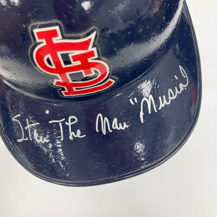 Stan Musial "The Man" Signed Authentic St. Louis Cardinals Helmet JSA COA