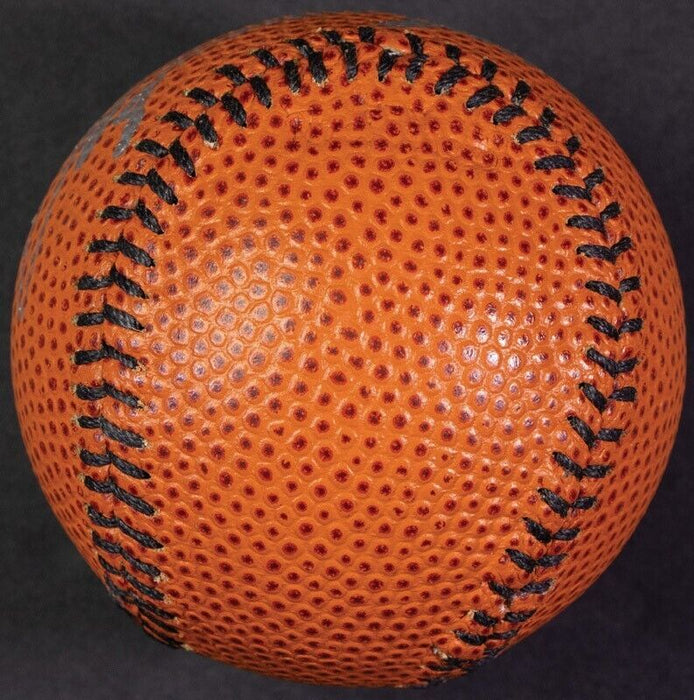 Michael Jordan Signed Nike Basketball Style Baseball PSA DNA COA